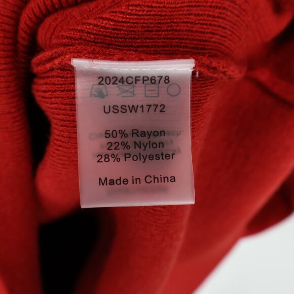 Universal Standard Workwear Mock Neck Sweater Dress Winery Red 4XS 00 NWT - Picture 7 of 7